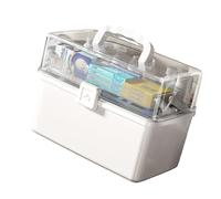 Design transparent avec accès renforcé et rapide pour un usage domestique - Organisateurs de médicaments robustes