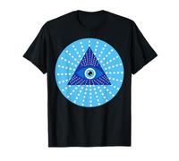 Design Triangle œil Qui voit Tous Les Yeux pour la géométrie sacrée Mystique T-Shirt