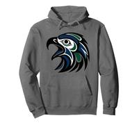 Design Tribal Aigle haïda - Pacific Northwest Indigenous Art Sweat à Capuche