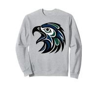 Design Tribal Aigle haïda - Pacific Northwest Indigenous Art Sweatshirt