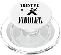 Design « Trust Me I Am A Fiddler » Noir PopSockets PopGrip pour MagSafe