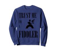 Design « Trust Me I Am A Fiddler » Noir Sweatshirt
