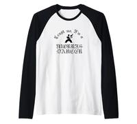 Design « Trust Me I Am A Morris Dancer » Noir Manche Raglan