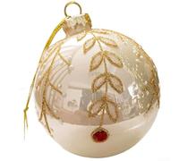 Design unique de boules en verre transparent de 8 cm pour diverses idées de décoration de vacances (style F)