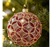 Design unique de boules en verre transparent de 8 cm pour diverses idées de décoration de vacances (style A)