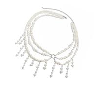 Design unique élégant perles bijoux de corps chaîne soutien-gorge tissu doux accessoire décoratif pour audacieux bijoux de costume tendance, taille unique, Comme décrit, Comme décrit.
