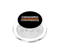 Design Urbain Vintage à Rayures rétro de la Marque Concord New Hampshire PopSockets PopGrip pour MagSafe