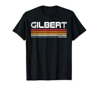 Design Urbain Vintage à Rayures rétro Gilbert Arizona T-Shirt