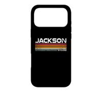Design Urbain Vintage à Rayures rétro Jackson Wyoming Coque pour iPhone 17 Pro Max