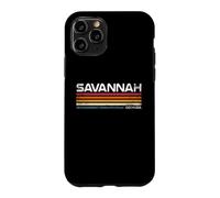 Design Urbain Vintage à Rayures rétro Savannah Georgia Coque pour iPhone 11 Pro