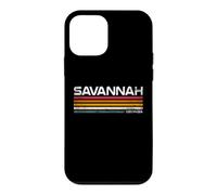 Design Urbain Vintage à Rayures rétro Savannah Georgia Coque pour iPhone 12 Mini