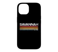 Design Urbain Vintage à Rayures rétro Savannah Georgia Coque pour iPhone 14
