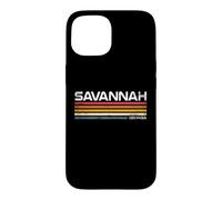 Design Urbain Vintage à Rayures rétro Savannah Georgia Coque pour iPhone 15