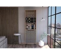Design Vicenza Armoire de bar en bois 2 portes Paris - 52 x 40 x 179 cm - BKCSPAR-MN925