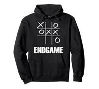 Design Vieilli Tic Tac Toe Endgame pour des blagues Amusantes Sweat à Capuche
