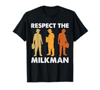 Design Vieilli Vintage Respect The Milkman T-Shirt