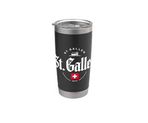 Design ville de Saint-Gall Suisse Gobelet isotherme en acier inoxydable double paroi