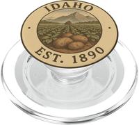 Design Vintage Agriculture de l'Idaho Est. 1890 PopSockets PopGrip pour MagSafe