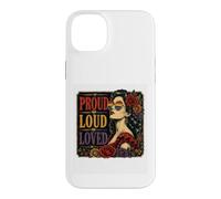 Design Vintage Arc-en-Ciel Proud Loud Loved LGBTQ Pride Coque pour iPhone 14 Plus