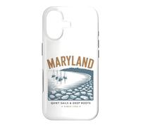 Design Vintage Côtier Maryland : Voiles Calmes et Racines Coque pour iPhone 17