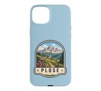 Design Vintage de Voyage en Montagne dans Les Dolomites de Plose, en Italie Coque pour iPhone 15 Plus