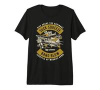 Design Vintage drôle de Style Aviation T-Shirt Haut de Gamme