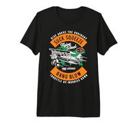 Design Vintage drôle de Style Aviation T-Shirt Haut de Gamme