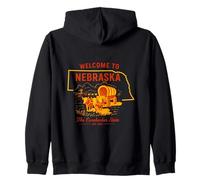 Design Vintage du Nebraska - État des Cornhusker Sweat à Capuche