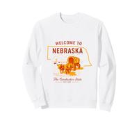 Design Vintage du Nebraska - État des Cornhusker Sweatshirt