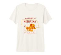 Design Vintage du Nebraska - État des Cornhusker T-Shirt Haut de Gamme