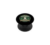 Design Vintage du Parc National Olympique de Washington PopSockets PopGrip Adhésif