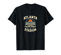 Design vintage du stade du comté d'Atlanta Fulton T-Shirt
