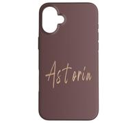Design Vintage élégant Astoria Oregon Coque pour iPhone 16 Plus