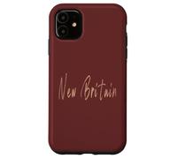 Design Vintage élégant Connecticut de Nouvelle-Bretagne Coque pour iPhone 11
