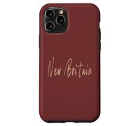 Design Vintage élégant Connecticut de Nouvelle-Bretagne Coque pour iPhone 11 Pro
