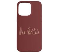 Design Vintage élégant Connecticut de Nouvelle-Bretagne Coque pour iPhone 15 Pro Max