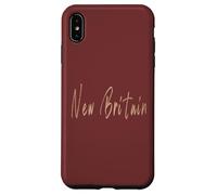 Design Vintage élégant Connecticut de Nouvelle-Bretagne Coque pour iPhone XS Max