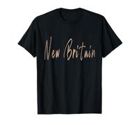 Design Vintage élégant Connecticut de Nouvelle-Bretagne T-Shirt