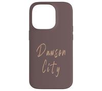 Design Vintage élégant Dawson City Canada Coque pour iPhone 14 Pro