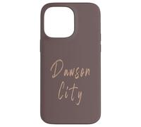 Design Vintage élégant Dawson City Canada Coque pour iPhone 14 Pro Max