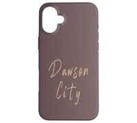 Design Vintage élégant Dawson City Canada Coque pour iPhone 16 Plus