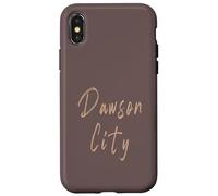 Design Vintage élégant Dawson City Canada Coque pour iPhone X/XS