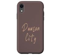 Design Vintage élégant Dawson City Canada Coque pour iPhone XR