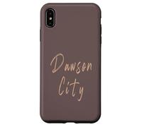 Design Vintage élégant Dawson City Canada Coque pour iPhone XS Max
