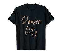 Design Vintage élégant Dawson City Canada T-Shirt