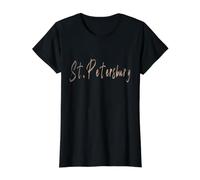 Design Vintage élégant de Saint-Pétersbourg Floride T-Shirt Graphique avec Valeur