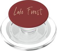 Design vintage élégant Lake Forest Californie PopSockets PopGrip pour MagSafe