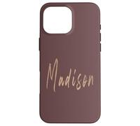Design Vintage élégant Madison Wisconsin Coque pour iPhone 16 Pro Max