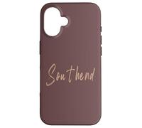 Design Vintage élégant Southend England Coque pour iPhone 16