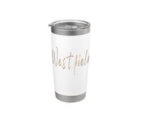 Design vintage élégant Westfield Indiana Gobelet isotherme en acier inoxydable double paroi